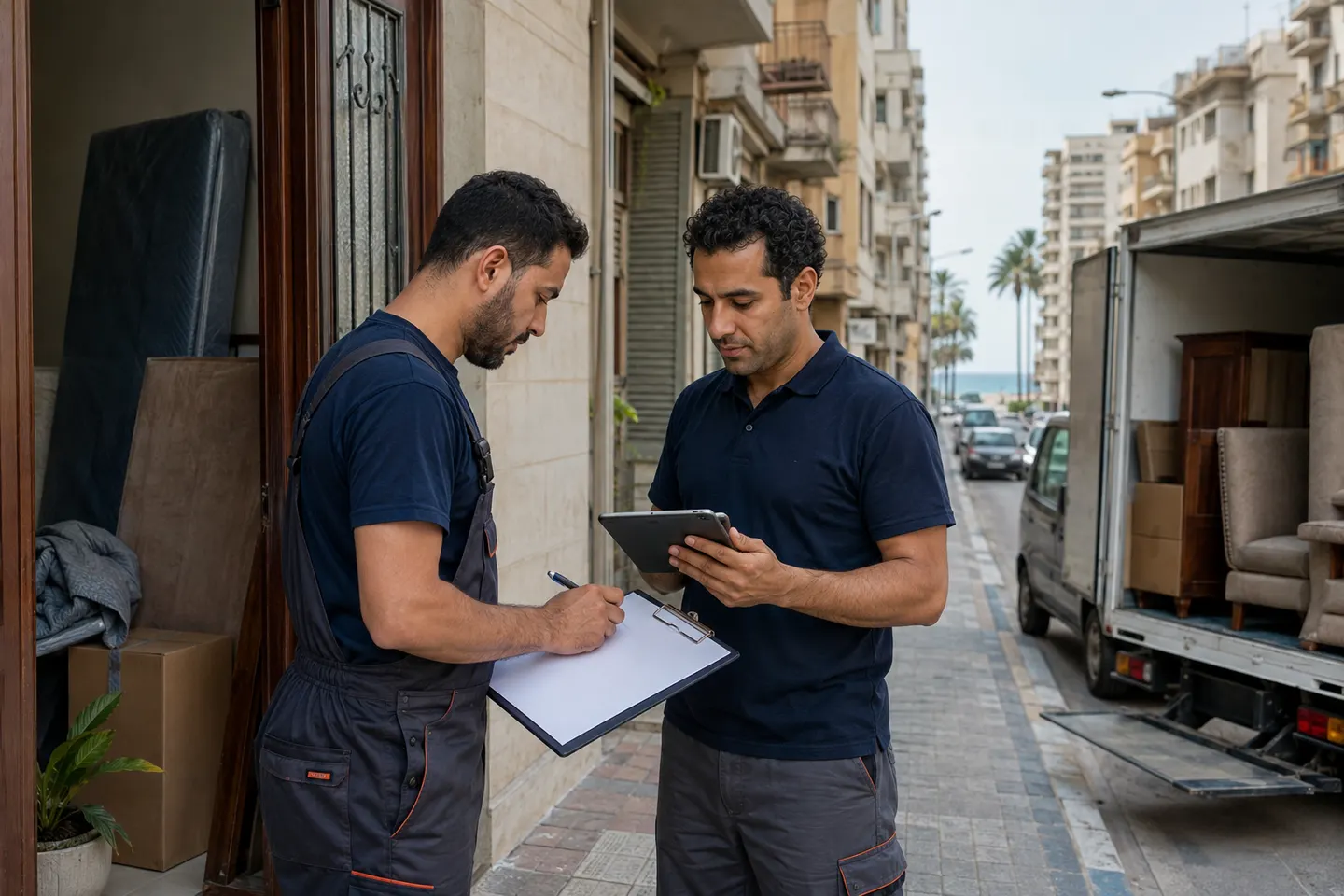 نقل عفش أحياء الإسكندرية لتخطيط الوصول والموعد